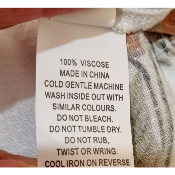 JEANSWEST Ellen Ladder Trim White Botanical Midi Skirt -  BNWT - Picture 9 of 10